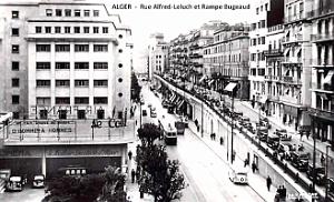 Alger - Rue Alfred Leluch et Rampe Bugeaud
